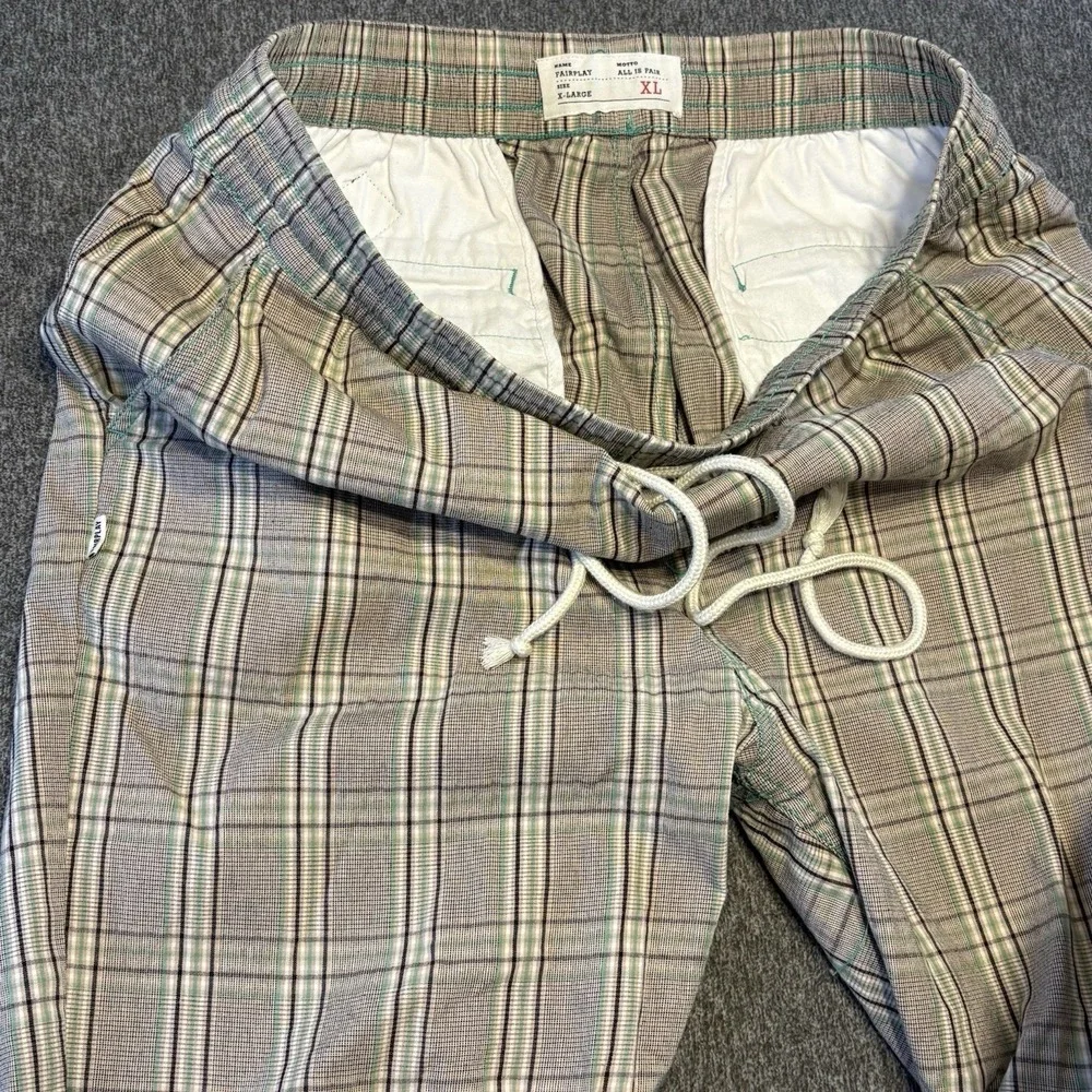 FairPlay All is Fair Joggers Men's XL Plaid‎ Golf Pants